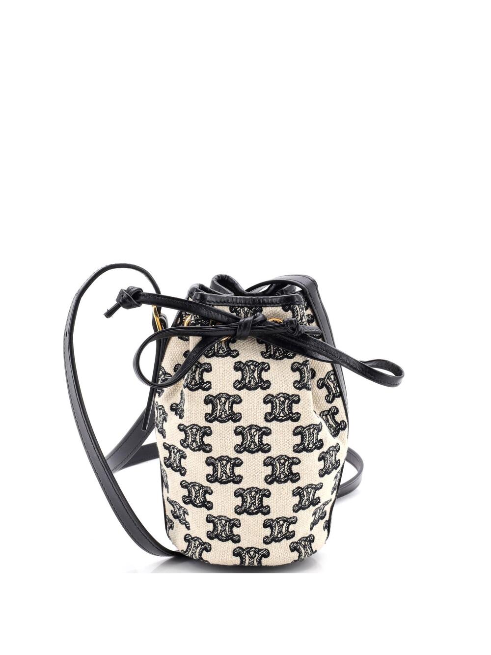Celine Drawstring Bucket Bag Triomphe #364501C82B